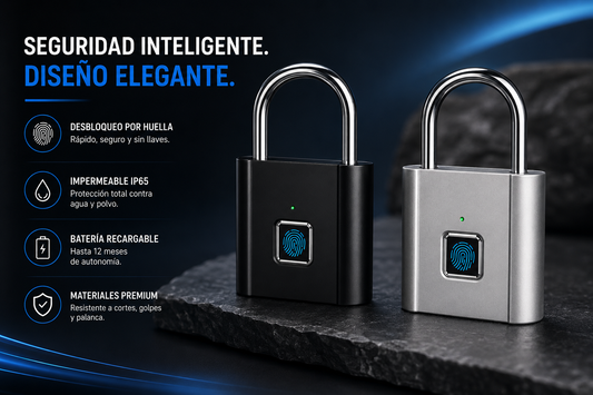 KORVIA™ Candado Inteligente con Huella